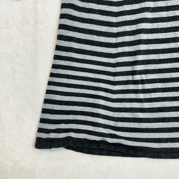 Zara Women's M Striped Midi Long Sleeve Pencil Bodycon Dress Casual Fashion - Picture 6 of 15